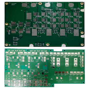 Single sided double-layer aluminum substrate